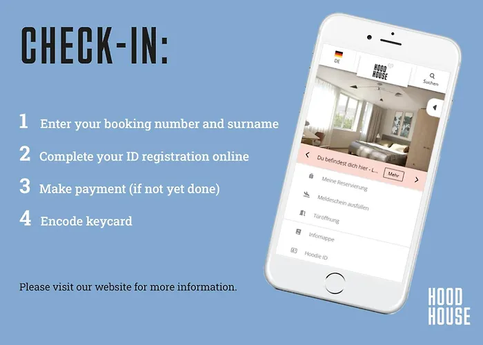 Hood House - Volldigitales Serviced Aparthotel